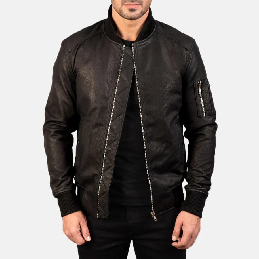 Custom Leather Bomber Jackets