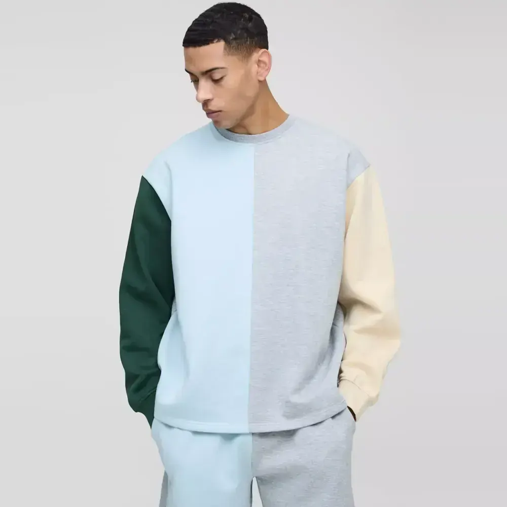 Custom Panneled Sweatshirt