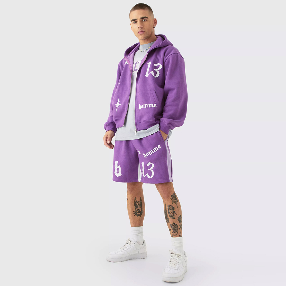 Shorts/Hoodie Pair Tracksuit